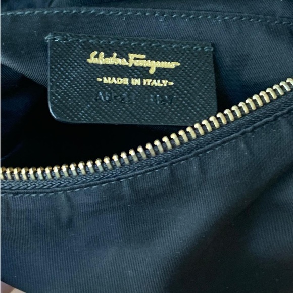 Salvatore Ferragamo Black Nylon Small Handbag - Picture 2 of 5